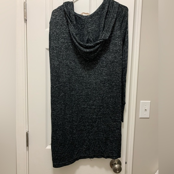 Gray Hooded Cardigan - Picture 2 of 3